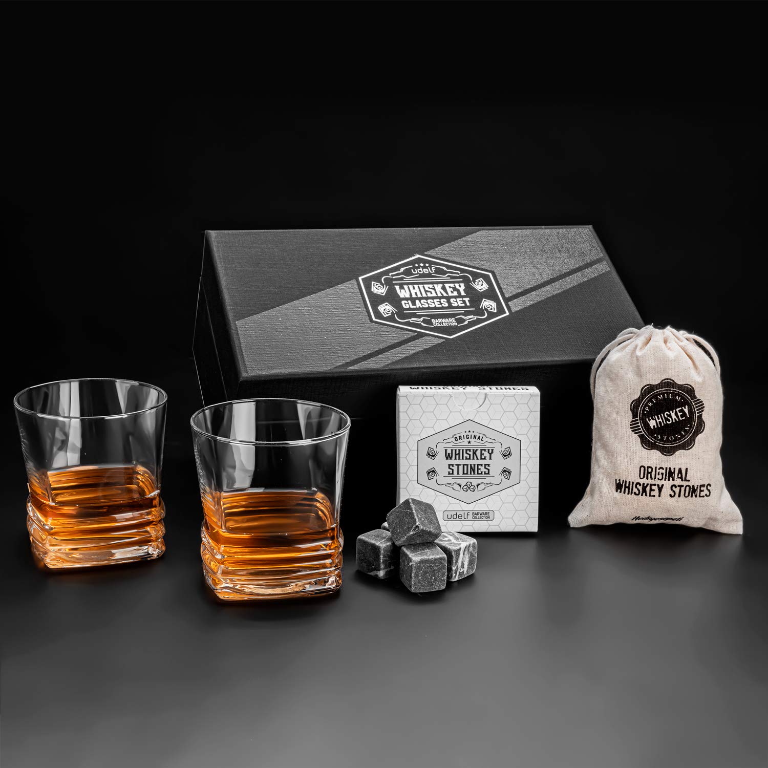 Hediyesepeti Premium Kutulu Texas 2li Viski Kadeh Seti