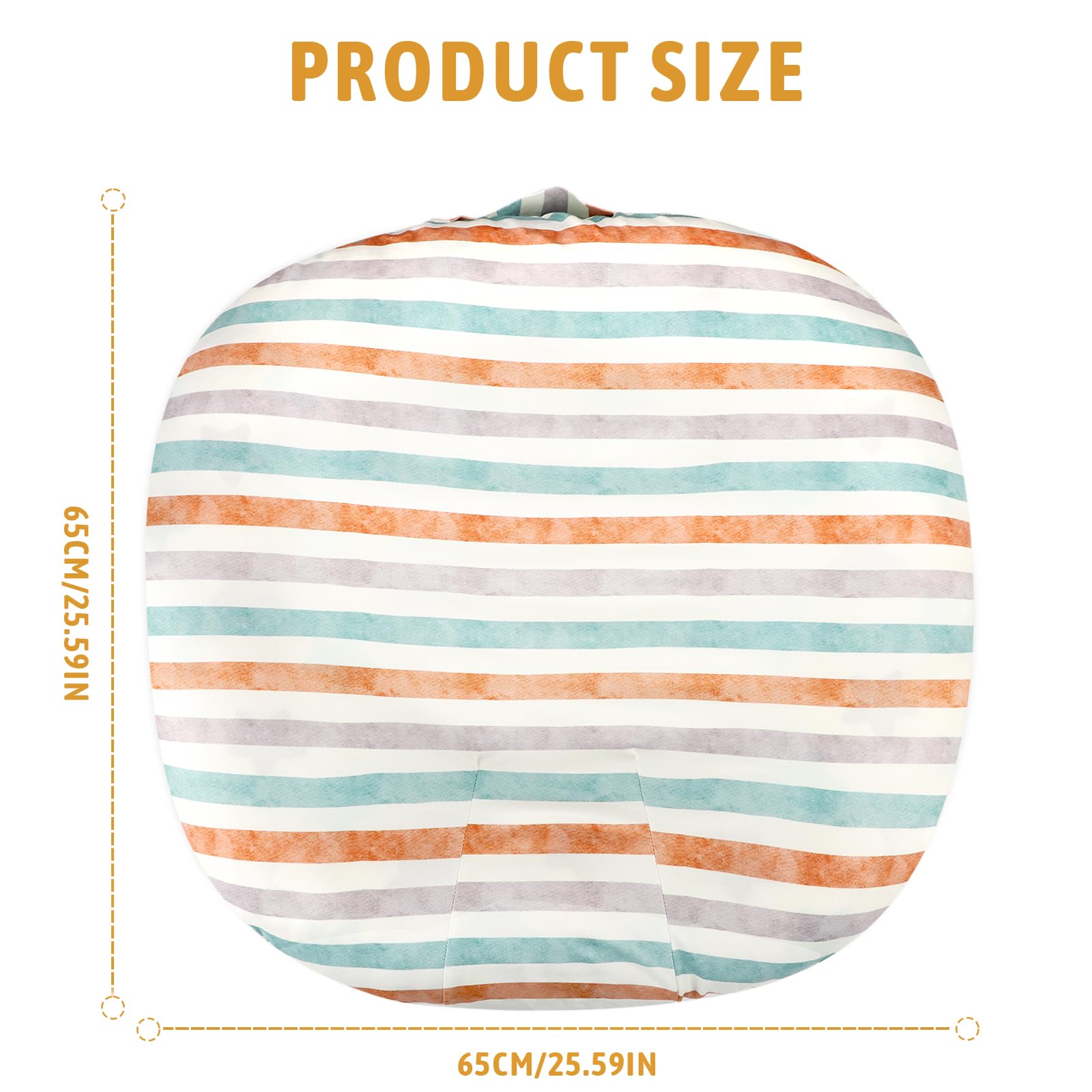 TANOFAR Newborn Lounger Cover 1 Pack, Baby Lounger Pillow Covers for Girls Boys, Removable Cover for Infant Lounger Pillow Cover, Comfortable, Line Theme