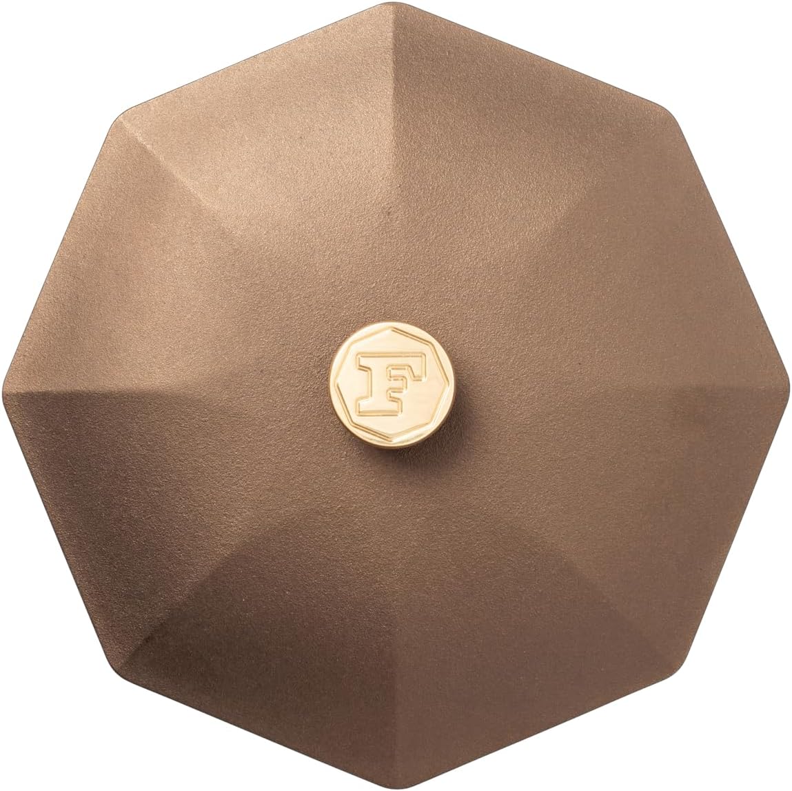 FINEX12" Cast Iron Skillet Lid with Brass Handle, Modern Heirloom, Handcrafted in the USA, Pre-seasoned with Organic Flaxseed Oil