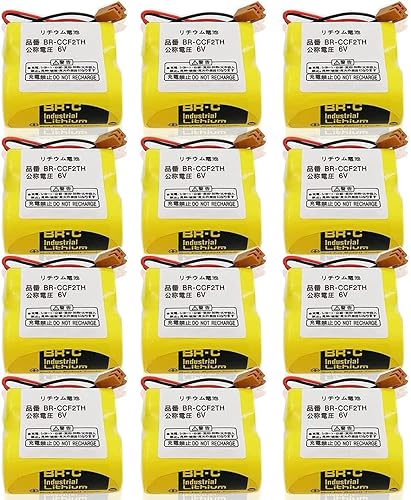 XIAOXX - Batería de litio no recargable de 6 V 5000 mAh BR-CCF2TH para Fanuc A98L-0001-0902A98L-0031-0006 con conector marrón
