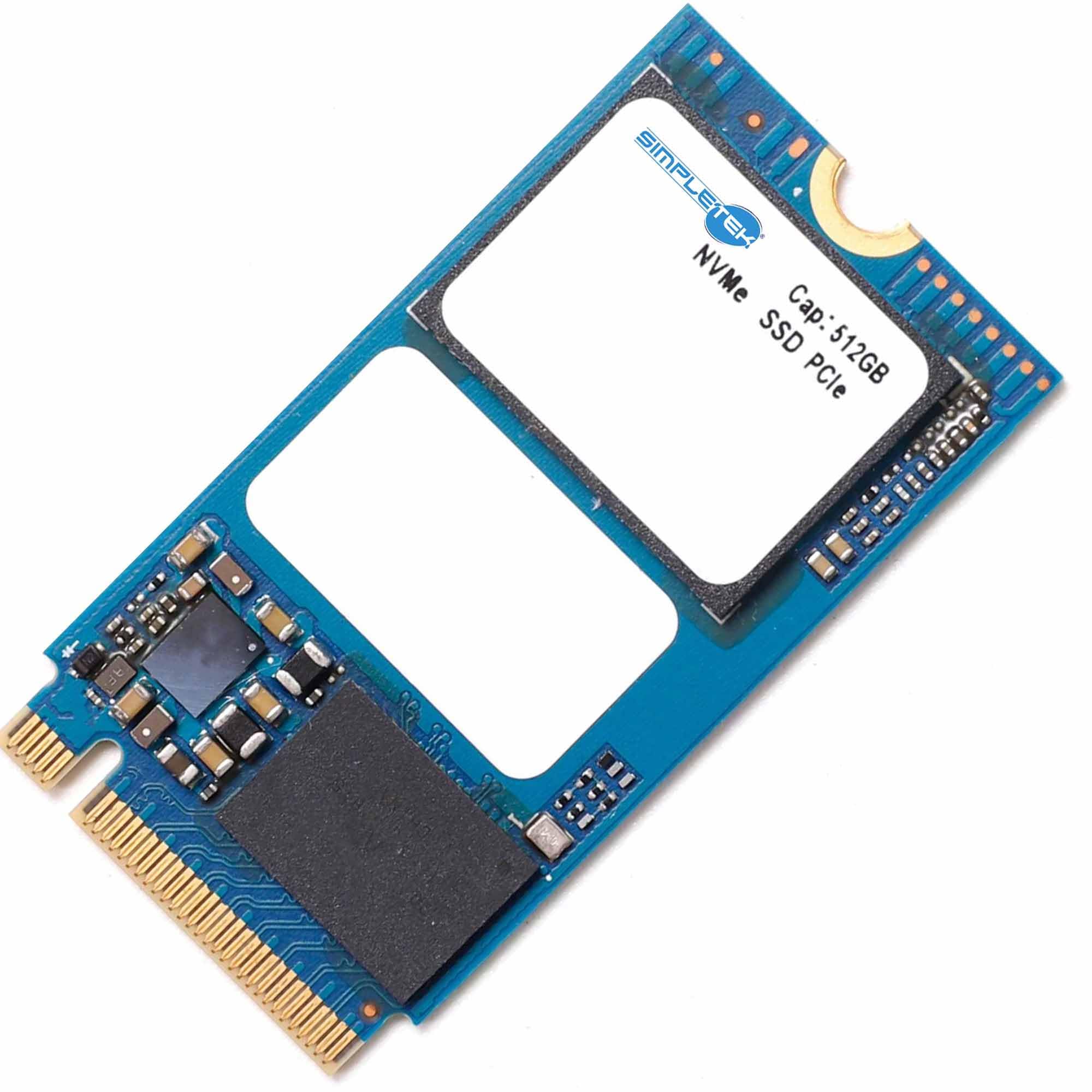 SIMPLETEK Wewnętrzny dysk SSD M.2 NVME PCIe 3.0 2242, 512 GB 3D NAND, wysoka prędkość, idealny do laptopów i notebooków (odnowiony)