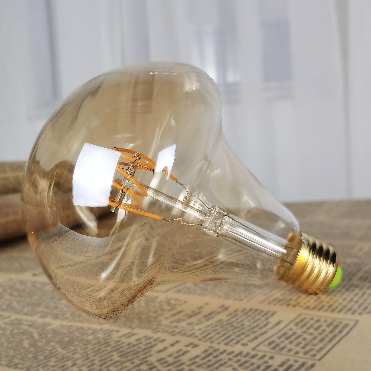 TIANFAN Ampoules LED Vintage 4W Diammable 2000Kelvin Super Warm Big Globe LED Ampoule 220/240V