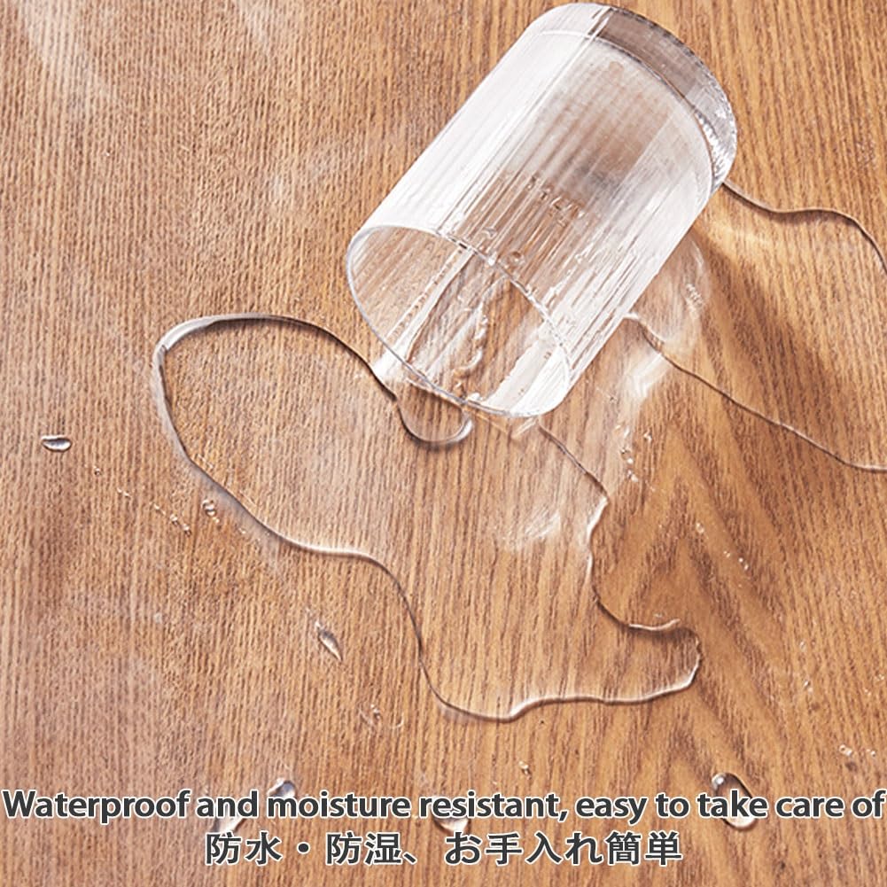 Impermeabile PVC Tappetini Multiuso Trasparente Tappetino Protettivo AntiGraffio Sedia Tappetino per Pavimenti Duri Ufficio Ristorante Soggiorno Laminato Spessore 1mm(110x220cm)