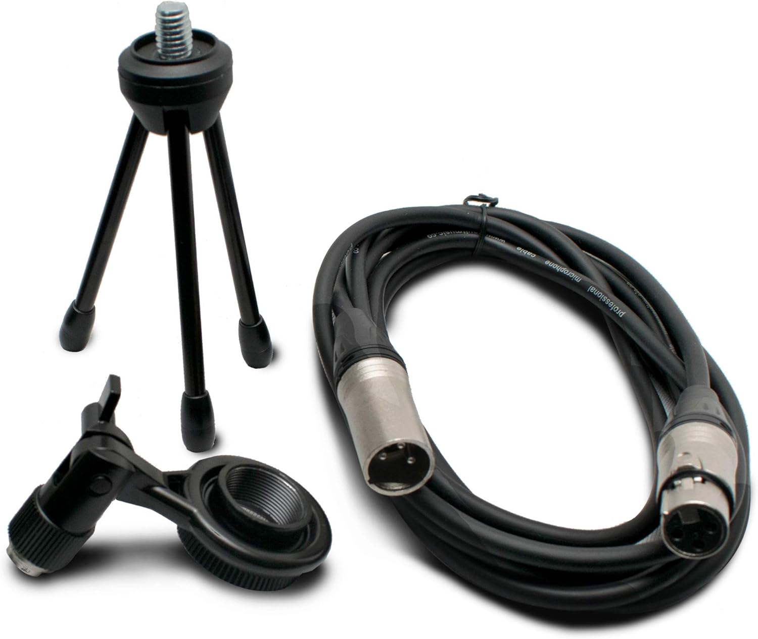Vault VCM Studio Condenser Microphone with Tripod, XLR Cable, and Shock Mount