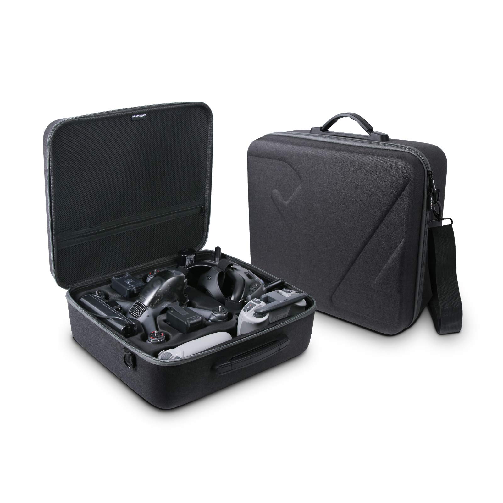 Borsa portaoggetti per DJI FPV Combo portatile a mano, accessori Drone cuffie V2 Radiocomando 2 Controller di Movimento Valigetta