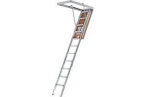 LITE Aluminium Attic Ladder for Easy Access and Storage Solutions, 10 Feet