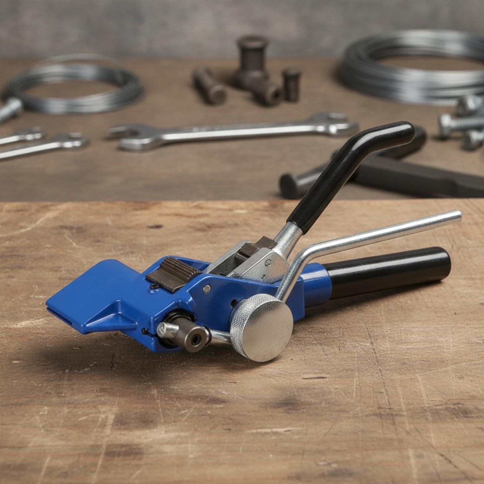 Abrazadera de Fijación Manual Herramienta Tensionadora Tensador Alicate para Cinta de Abrazadera con Diseño Compacto Fácil de Maniobrar Adecuada para