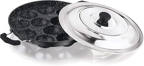 Vinod Paniyarakkal para cocinar Paniyaram 9.1 in con tapa SS