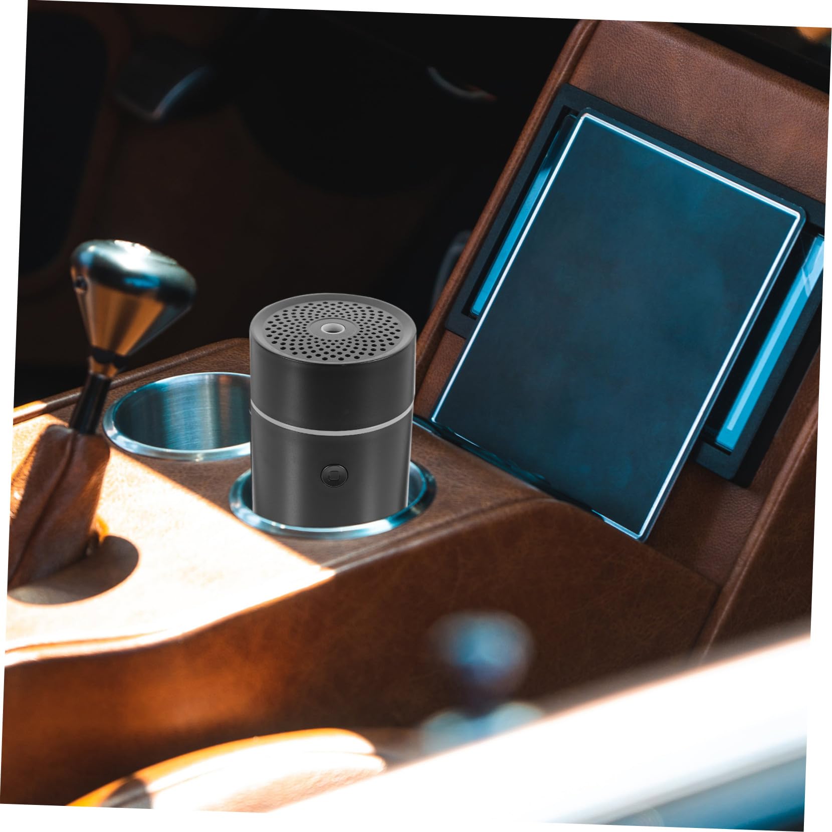 Diffusore Profumo Auto USB Mini Portatile Nero Umidificatore Compatto per Auto Scrivania e Camera Rilassante e Facile da Usare con Cavo USB