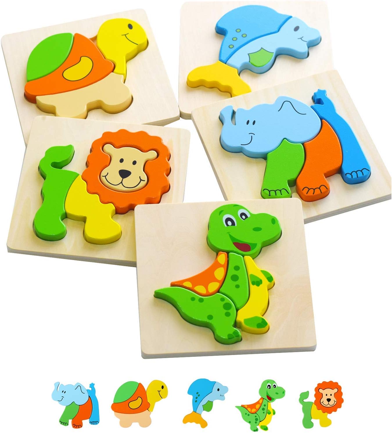 Amazon Wooden Puzzles For 1 Year Old Up Baby Learning