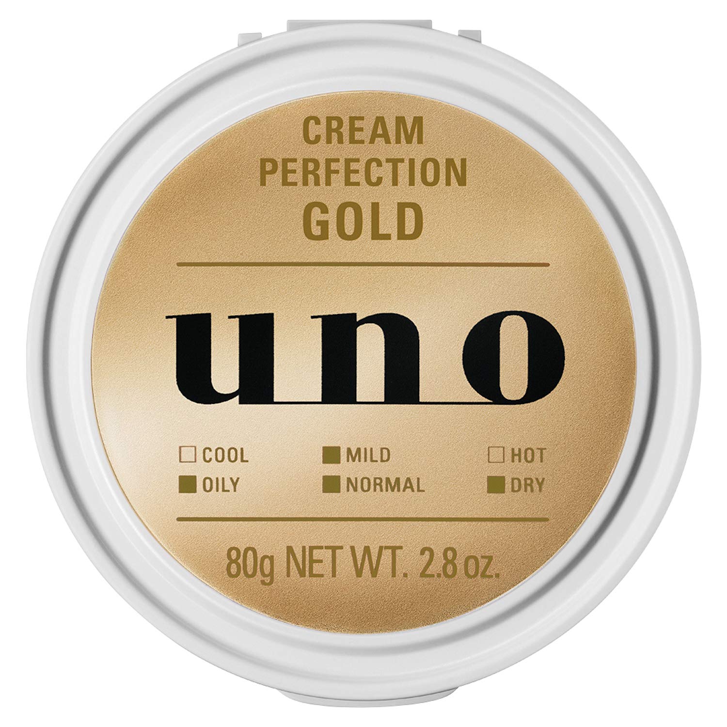 Amazon.co.jp: UNO(ウーノ) クリームパーフェクション ゴールド 80g