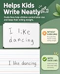 Large Magnetic Dry Erase Lined Paper, Handwriting Paper for Whiteboard, Reusable Lined Dry-Erase Sheets for Classroom, Strong Magnetic for Easy Use on Whiteboards & Metal Surfaces 17″×23″