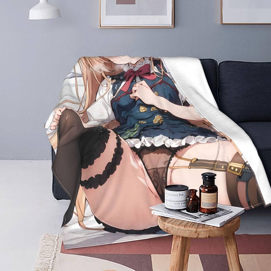 お隣の天使様　キャラハンガー　椎名真昼 Amazon.co.jp: ブランケット 毛布 可愛い アニメキャラ柄 お隣の