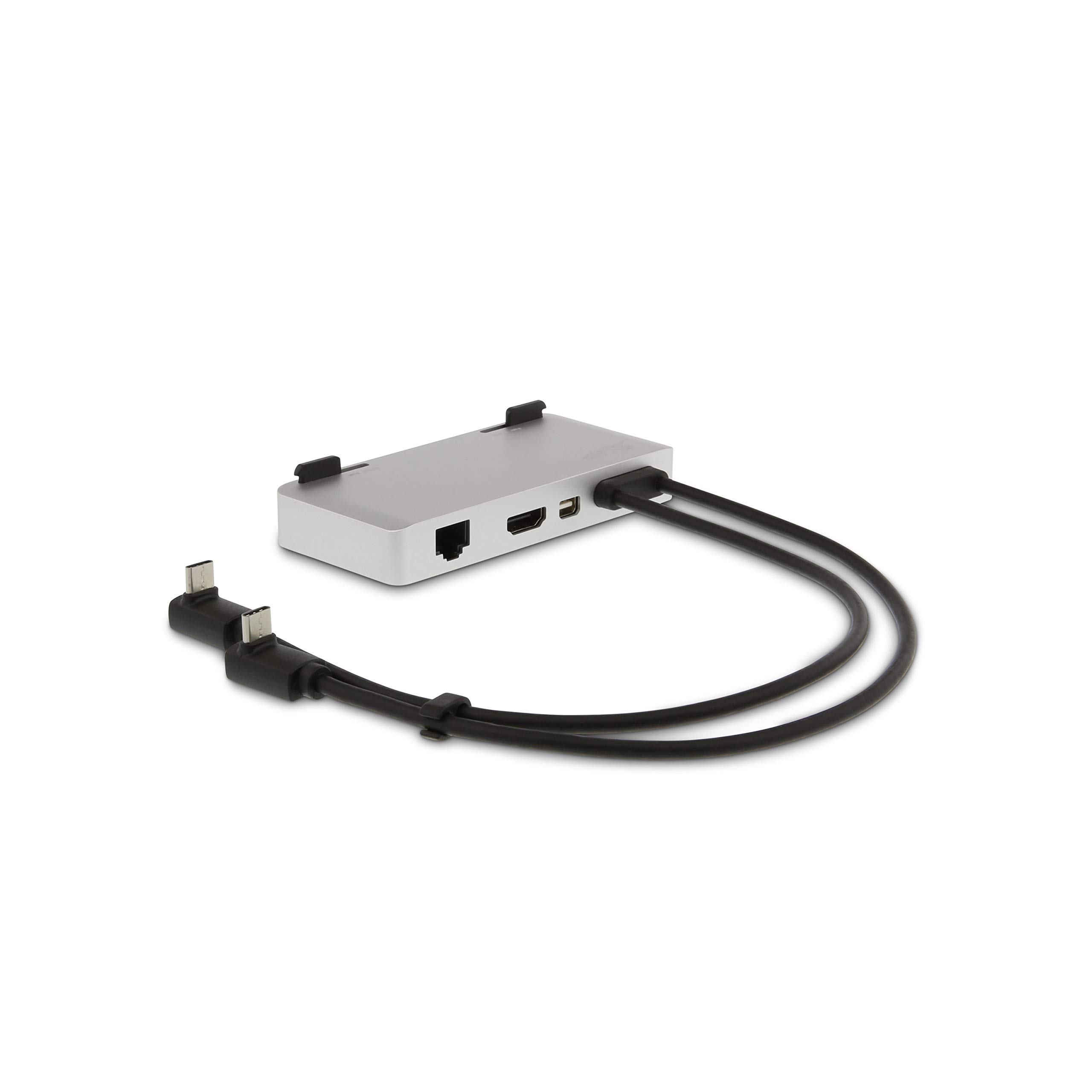 Dock USB-C LMP ProStand 4K, USB-C, 3x USB 3.0, HDMI, Mini-DP, Gigabit, 2x USB-C, argento
