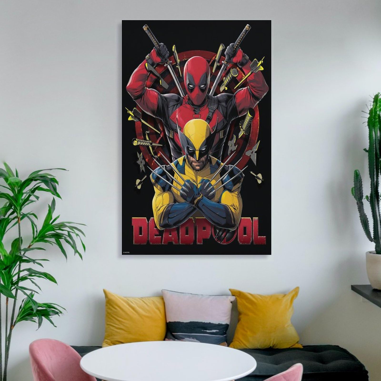 Amazon.co.jp: ポスター デッドプール ウルヴァリン グッズ バス