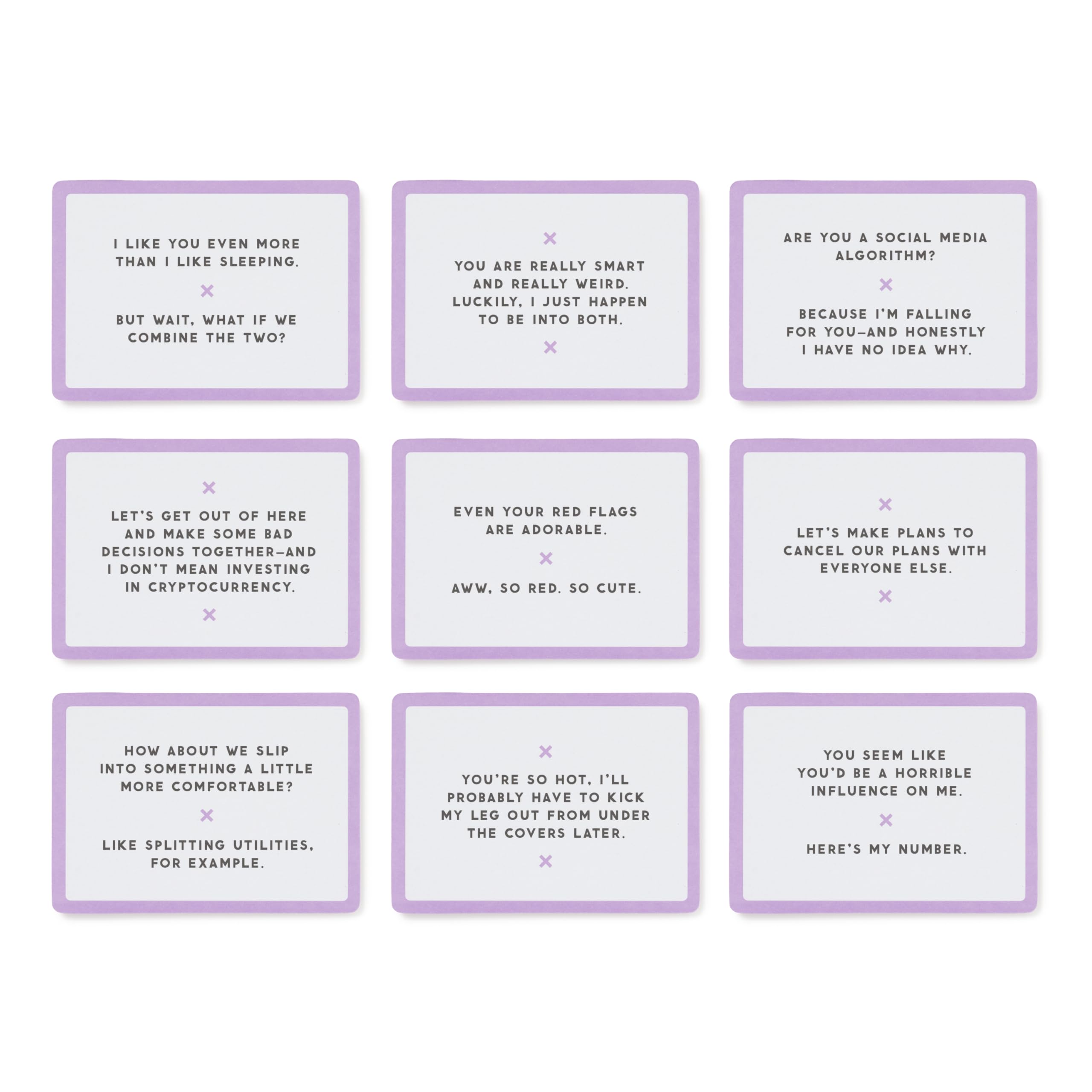 Brass Monkey Emergency Pick Up Lines - Pick Up Lines Card Deck Of 100 Double Sided Unique Romantic Flirting Jokes - Image 4