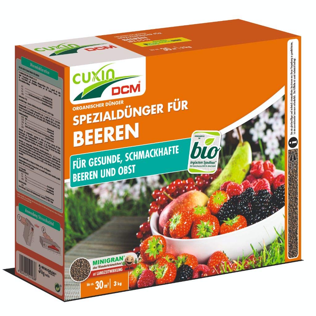 Cuxin Bio Dnger fr Obst und Beerenstrucher Organischer Dnger Erbeeren :  Amazon.de: Garten