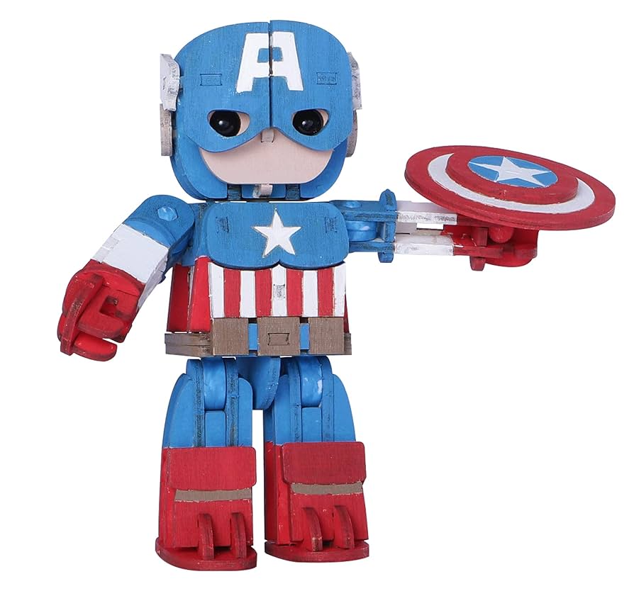 アメコミ Marvel Captain America Model Kit Amazon.com: IncrediBots Marvel Avengers Captain America