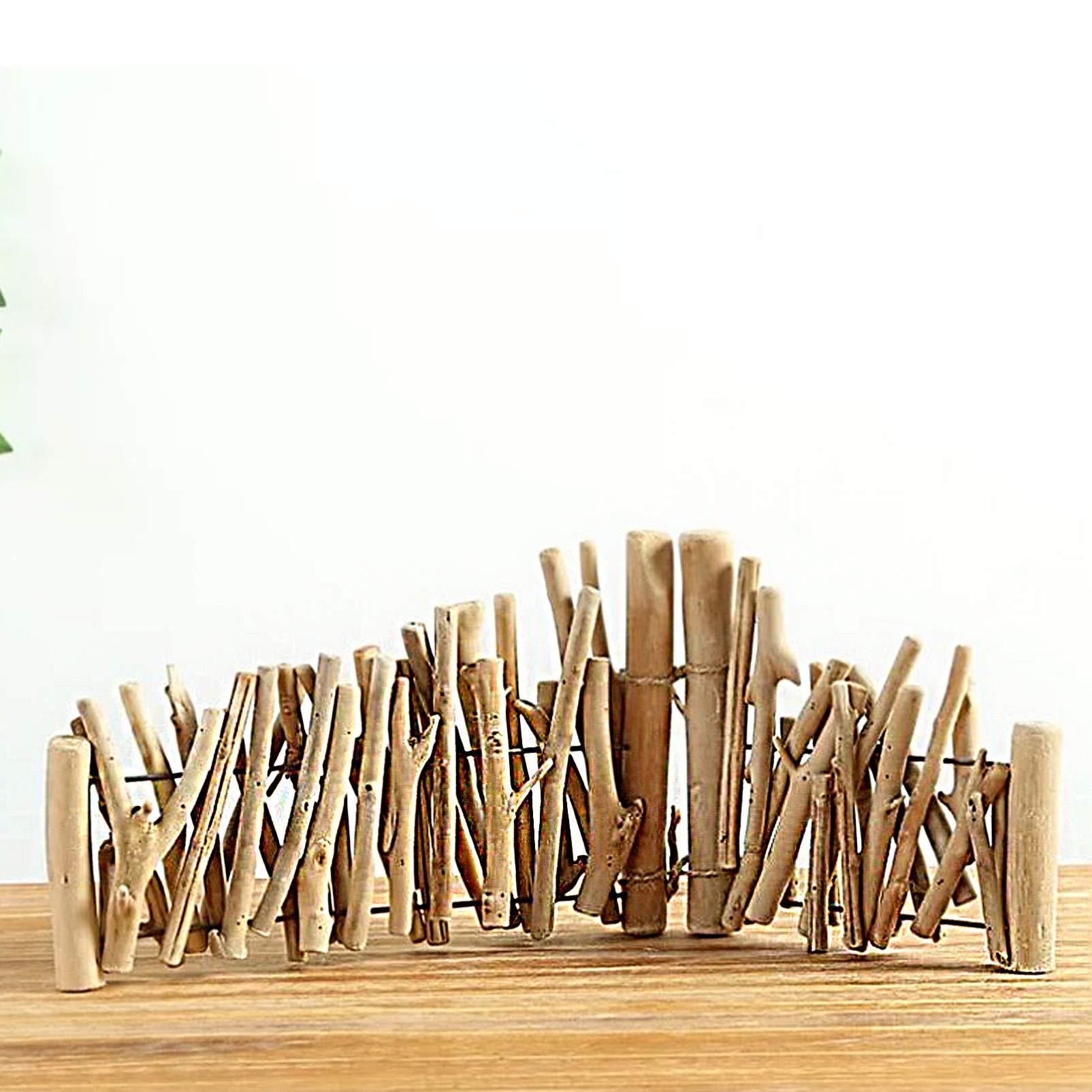 TEHAUX 1 Bolsa Palos de Madera para Bricolaje Artesanías Troncos de Plantas sin Terminar Casa de Campo Rústica Palos de Madera Varillas Palos de Adorno Hechos a Mano Materia Prima 12 5 X