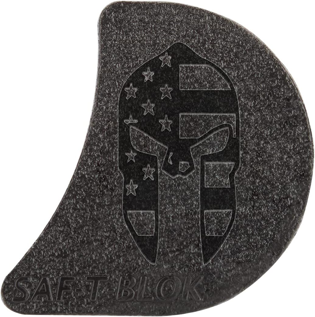 NDZ Performance Saf-T-Blok Right Hand Trigger Safety Block for Glock Gen 1-5 Post-1998 Laser Engraved in Black - Choose Design