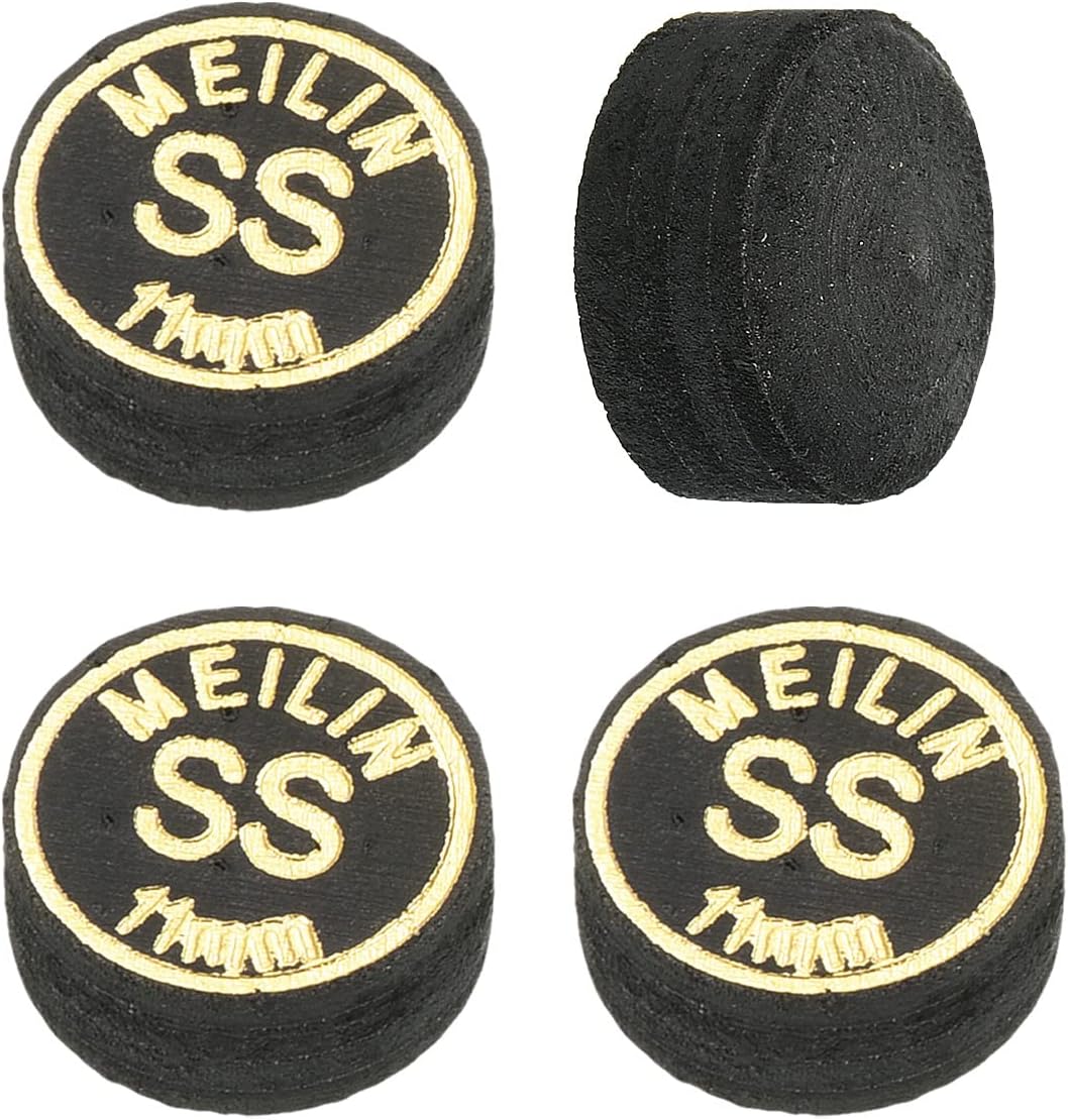 PATIKIL 11mm Pool Cue Tips, 4 Pack Super Soft Multiple Layer Pool
