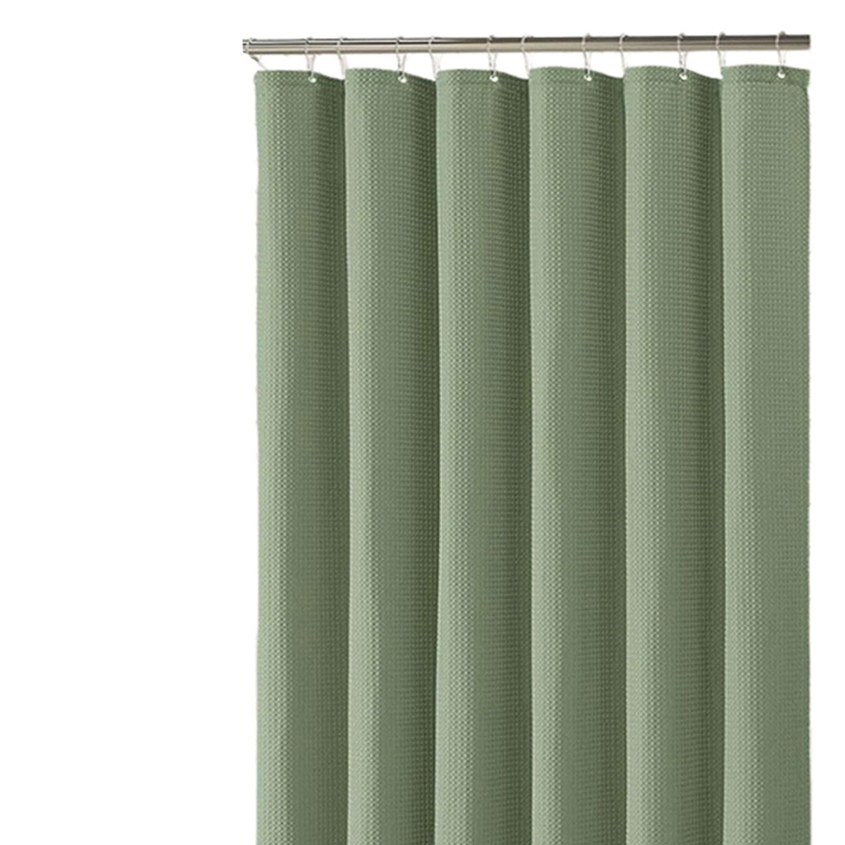 RCYONGQ Shower Curtain For Bathroom Mould Proof And Mildew Resistant, Waterproof Bathtub Curtains Includes 12 Pcs Curtain Hooks, Quick-Drying, 230g/㎡ For Bathroom Wet Room Tub