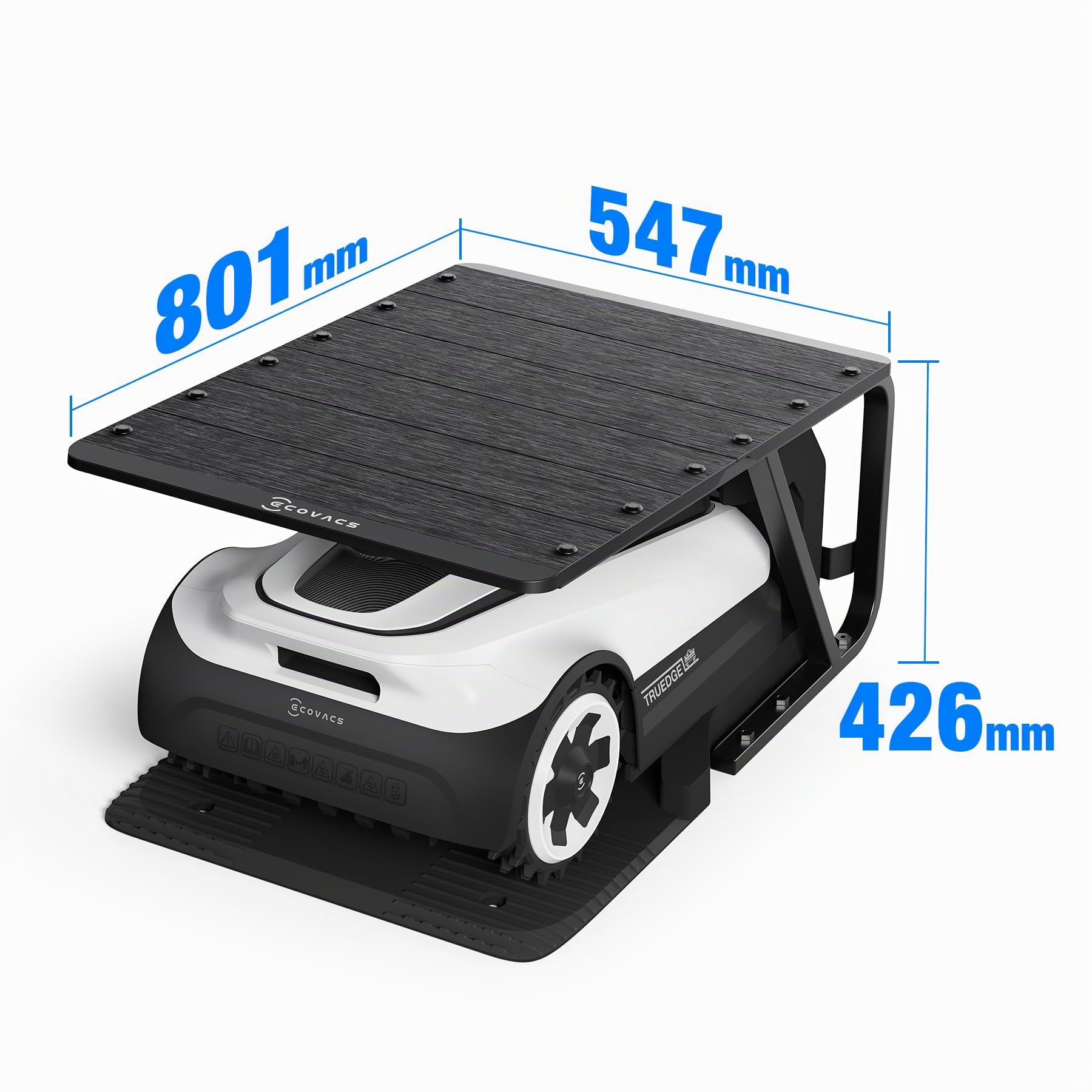 ECOVACS Goat A1600 LiDAR PRO Robot Tosaerba,Include Garage, senza Cavo Perimetrale, per Aree Fino a 1600 M², Navigazione Dual-LiDAR a 360°, Mappatura Automatica