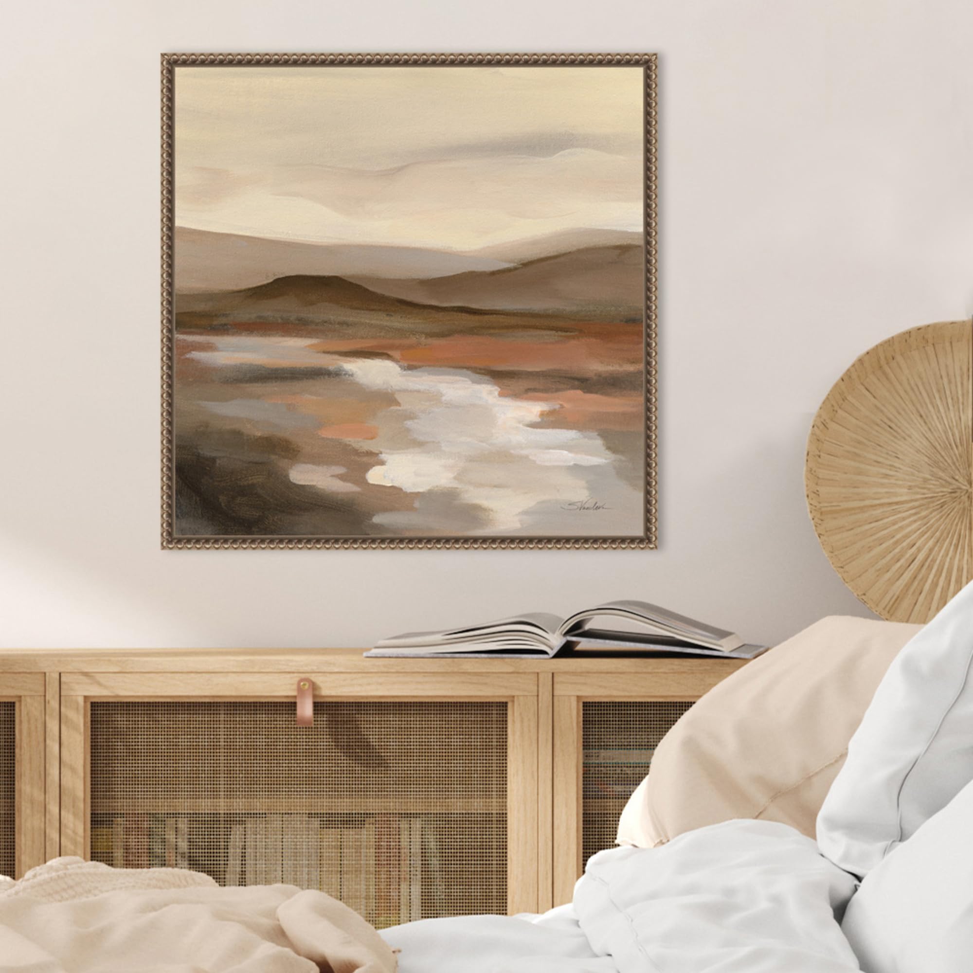 Amazon.com: Amanti Art Framed Canvas Wall Art 22x22 Cinnamon