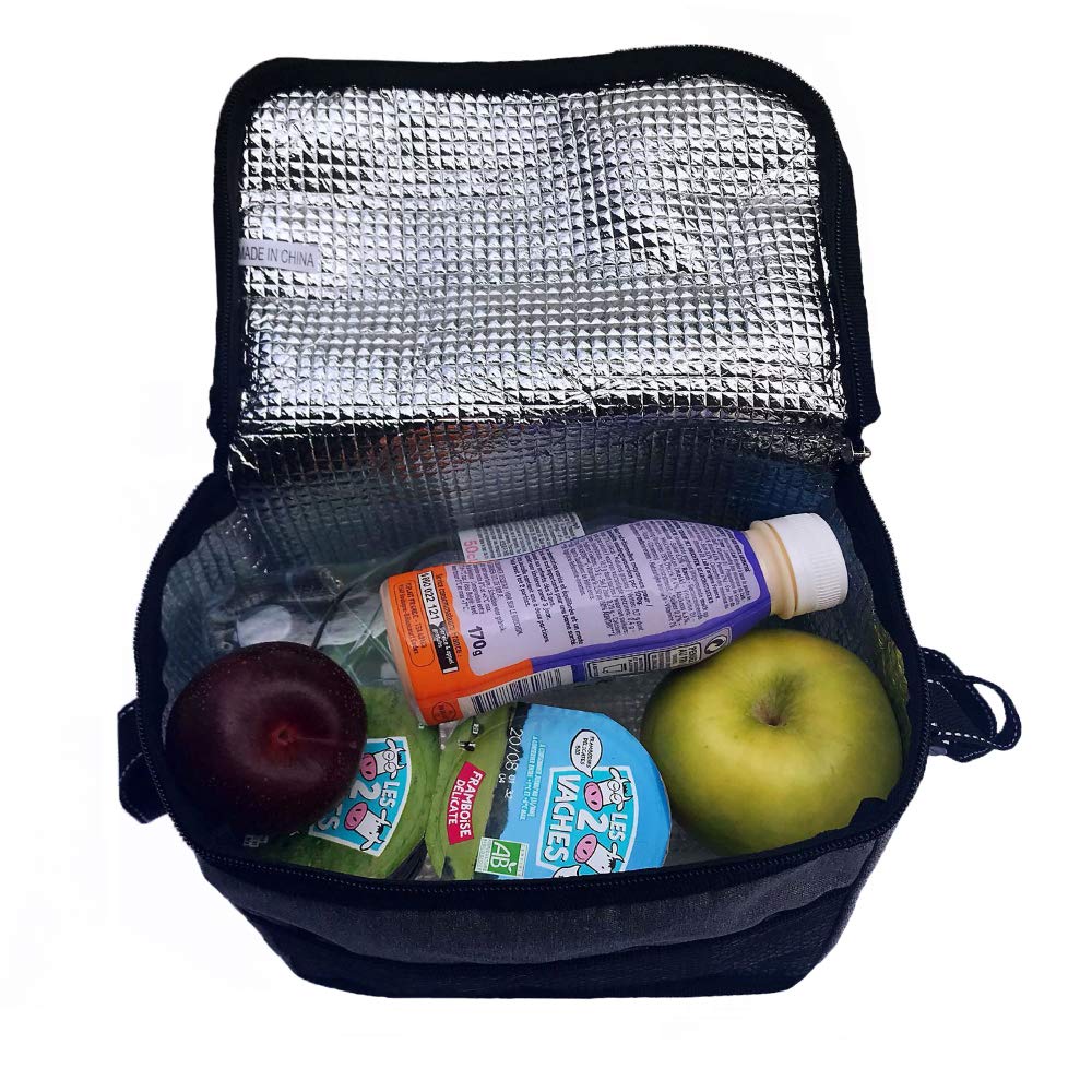 Sac Pique-Nique Isotherme NOVAGO Pliable - Cabas Courses Déjeuner 37x42cm Bleu