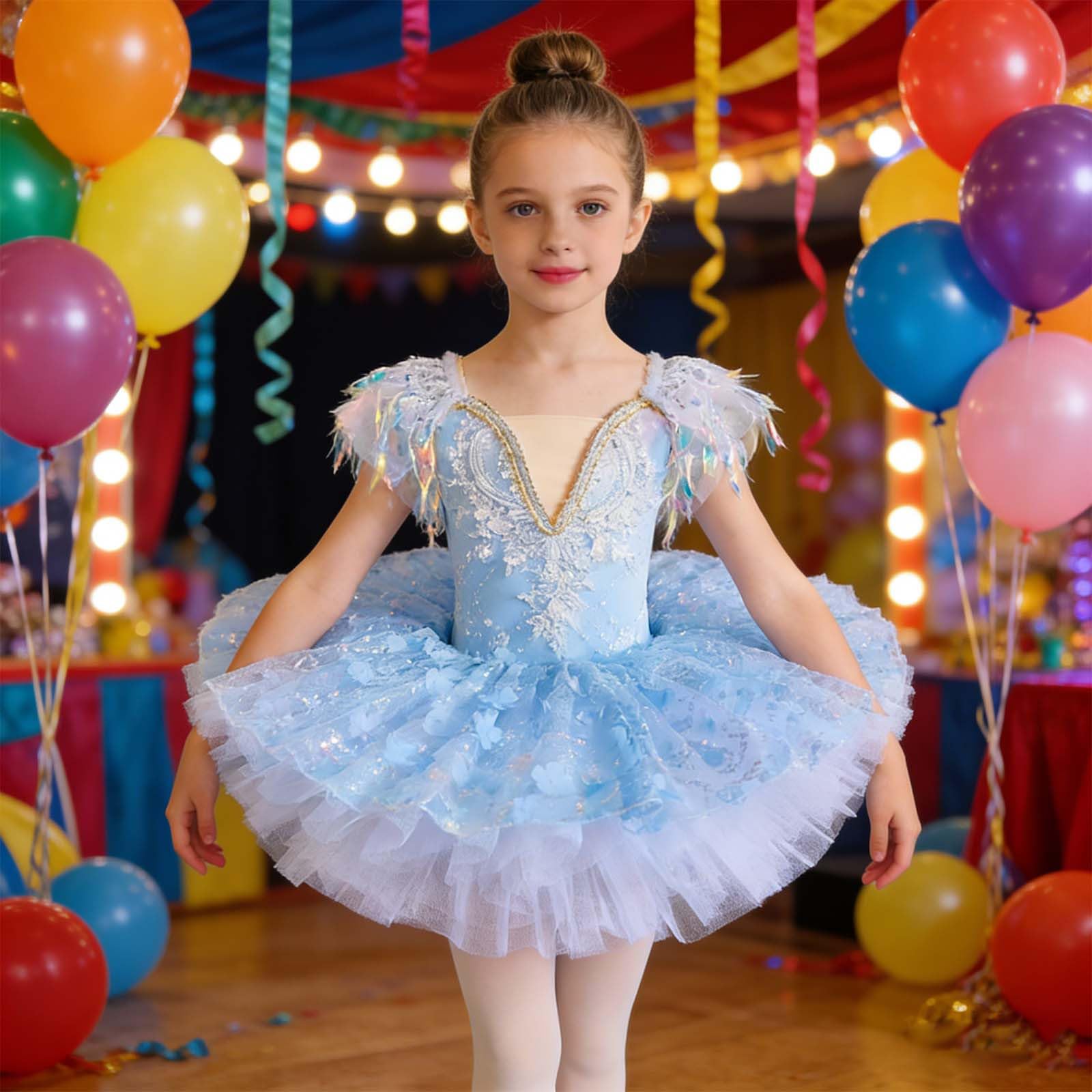 Generisch Kleid Mädchen schöne Brautjungfernkleider geeignet für Alltag und Spielplatz süße Trägerkleider Knielang und alltagstauglich Elegante Kleider für Mädchen Alltag zarte Schleifenmuster