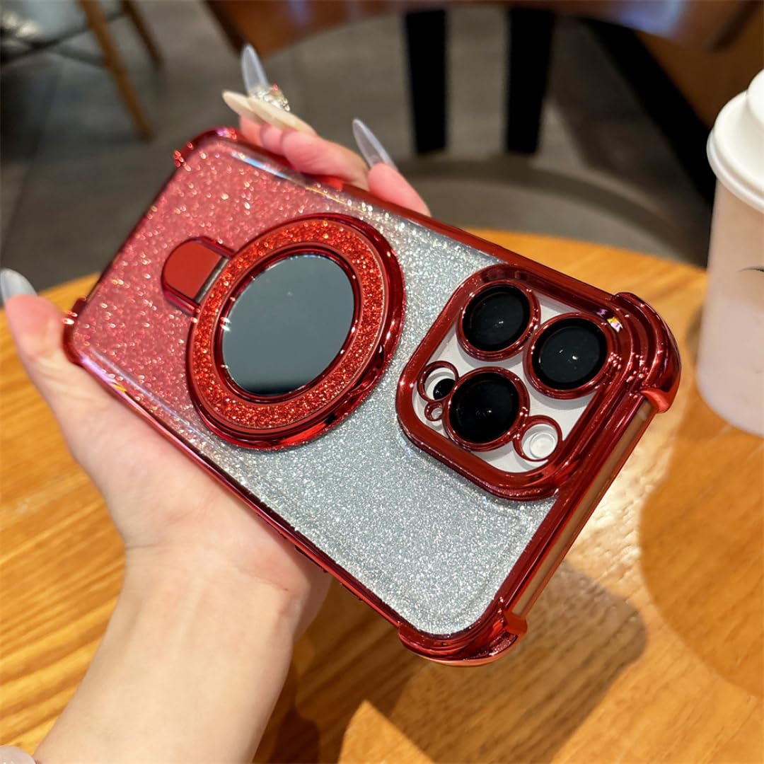 Coque antichoc iPhone 14 rouge pour éviter les chutes avec son support - 8