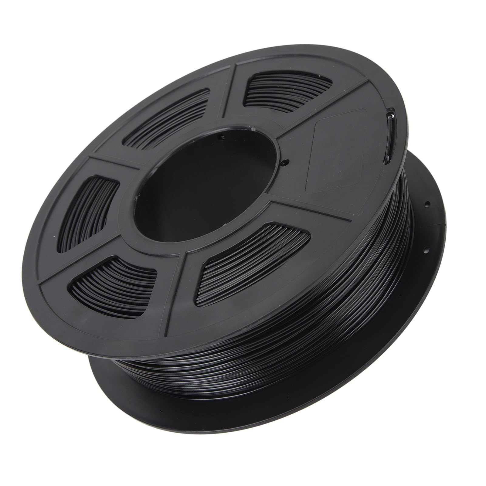 Filamento per stampante 3D, bobina da 1 kg in composito polimerico PLA nero, alta precisione e durata, 1,75 mm, per stampa 3D