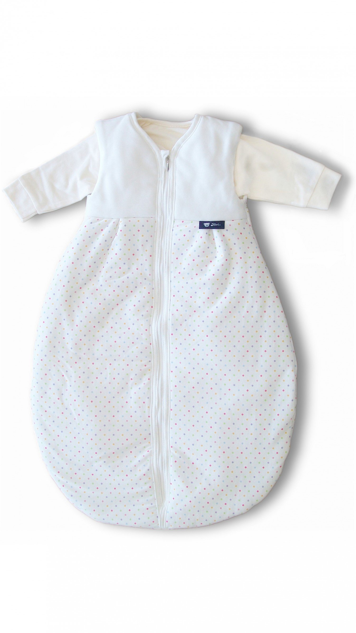 Alvi Kombi-Schlafsack 90 cm, Design:Bunte Tupfen 480-0