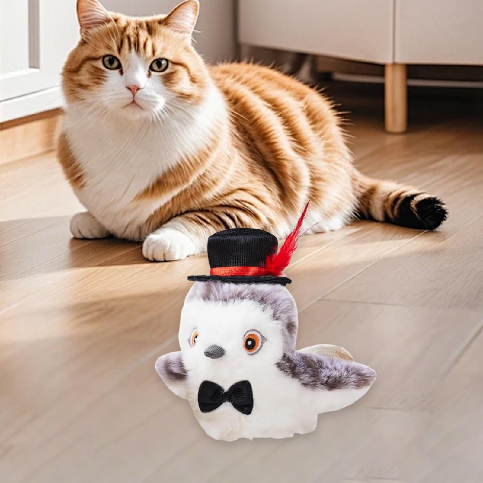 Jouet Interactif pour Chat avec Flottement pour Les Chats Domestiques Qui S'ennuient, 3, Simule Le Toucher électrique, Activé, Style D