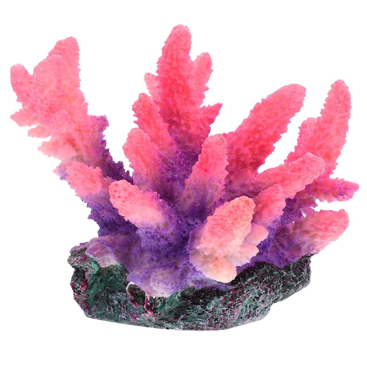 BESPORTBLE Artificial Coral Reef Decor for Aquarium Small Fish Tank Ornament Realistic Marine Reef Aquarium Landscape Decoration 5.12X4.33X4.33In Fish Accessories