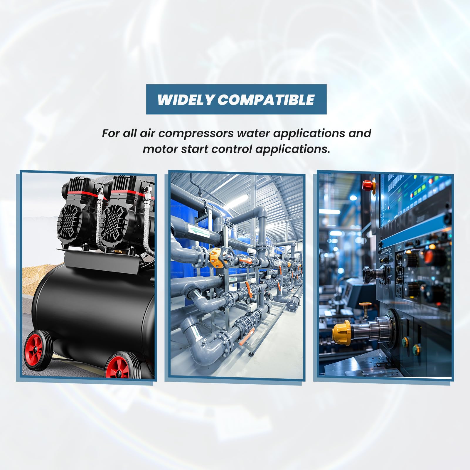 Démarreur De Moteur électrique Magnétique, Interrupteur De Commande De Démarrage De Moteur étanche IP55 Monophasé 220 230V 3 Phases 380 400V Démarreur De Moteur Pour Atelier