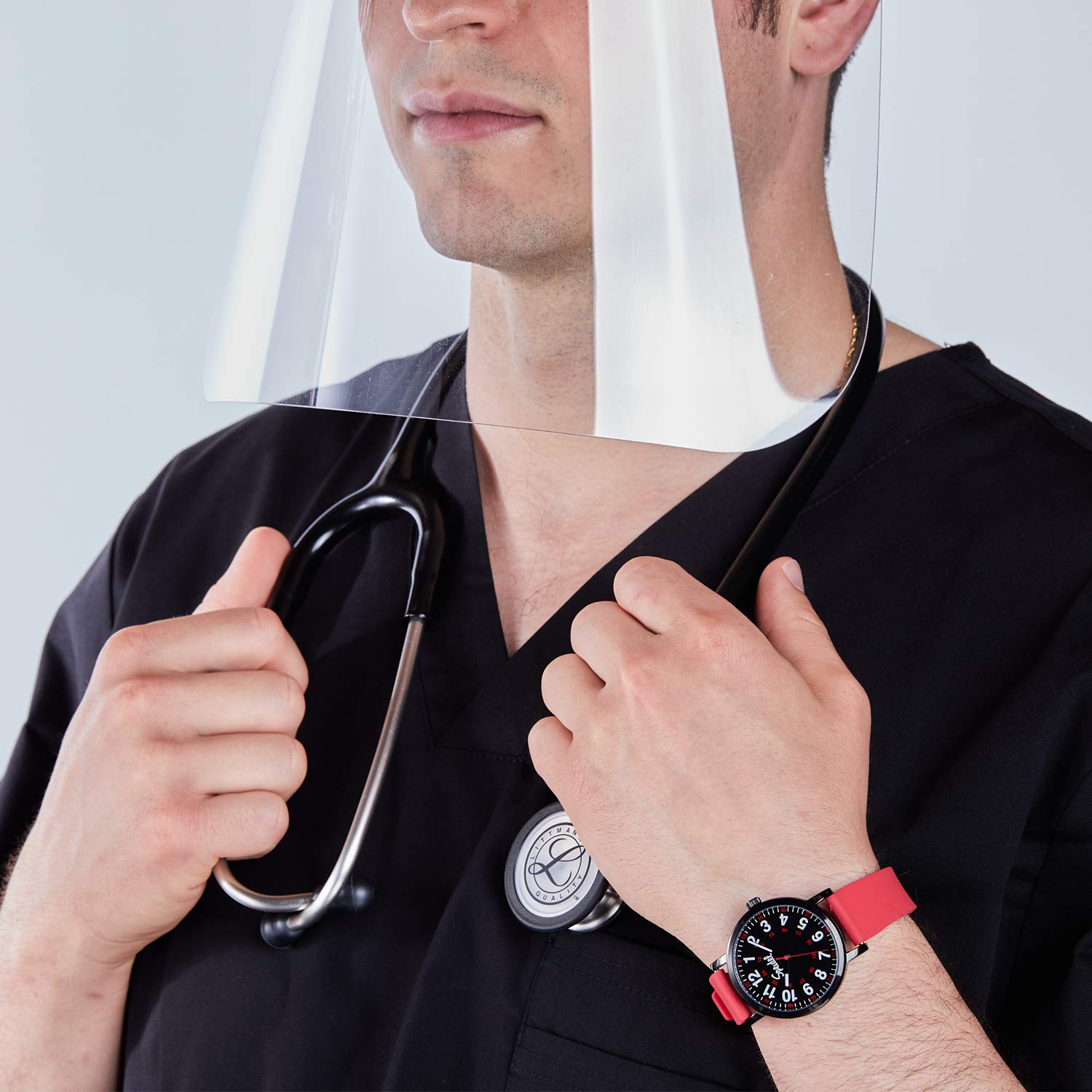 Speidel Original Scrub Watch Medical Scrub Colors, Easy Read Dial