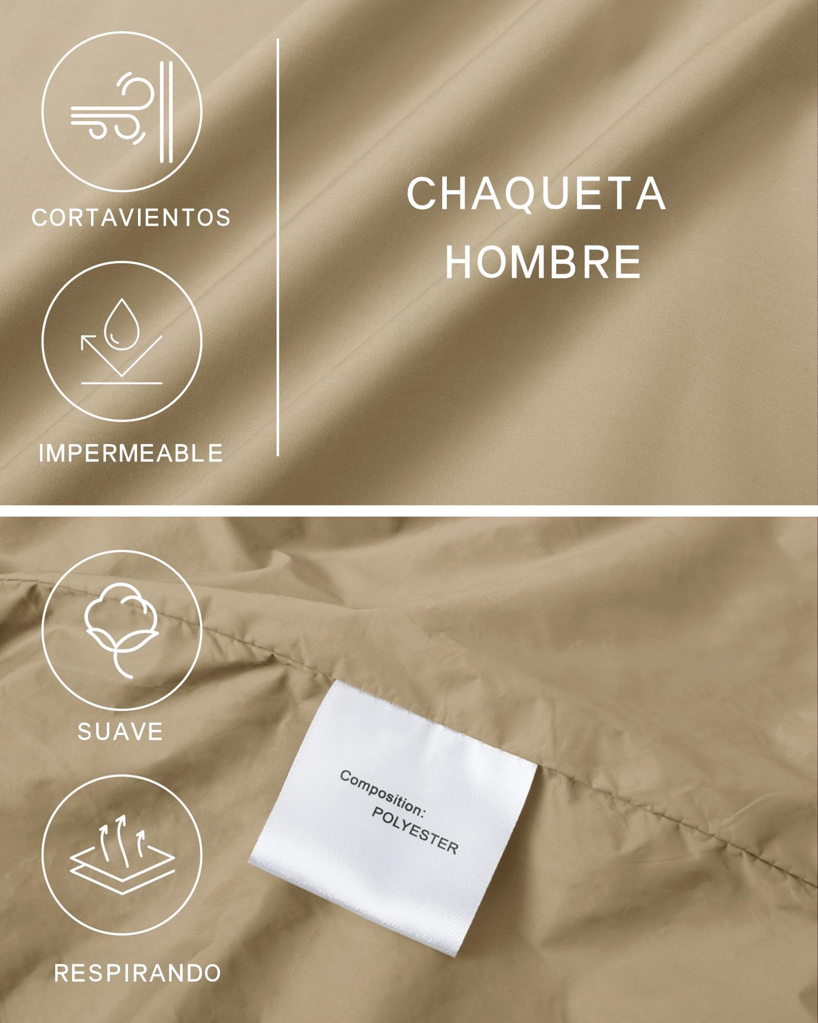 KEFITEVD Chaquetas De Béisbol Finas De Verano Para Hombres Chaqueta De Bombardero Casual Con Múltiples Bolsillos