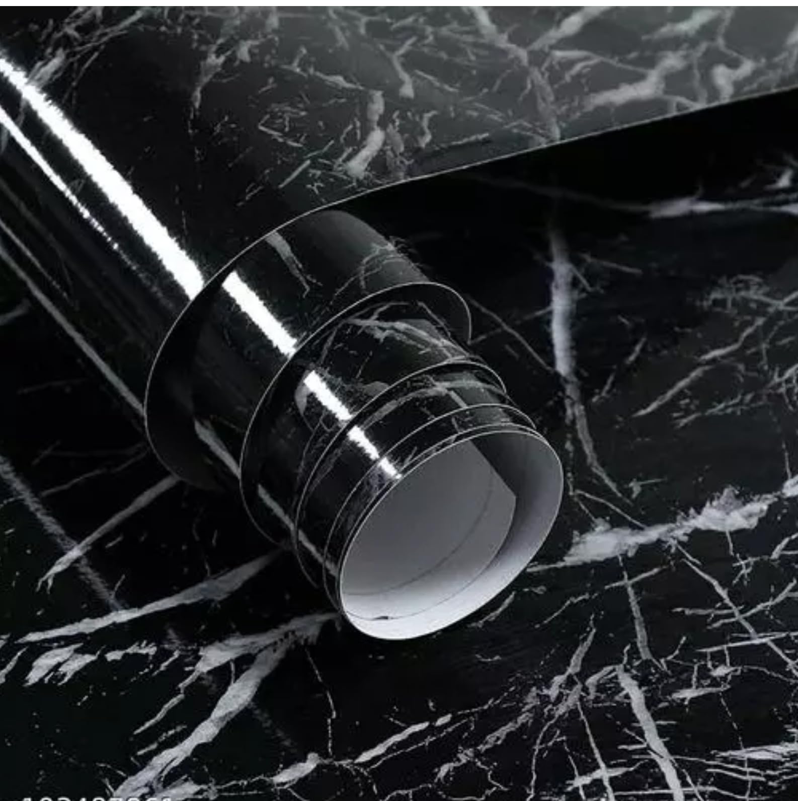 WISDOM Marble Wall Sticker Wallpaper Furnituer/Kitchen Cabinet, Table Renovation Marble Self Adhesiver Wallpaper 2 Ft x 8 Ft (Black Grey Marble) (B0CFXZ6QN5) Amazon Price History, Amazon Price Tracker
