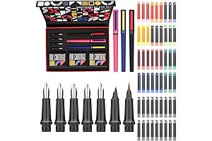 Calligraphy Pens Set 64pcs - Calligraphy Fountain Pen Set Enhances Writing, Drawing and Calligraphy