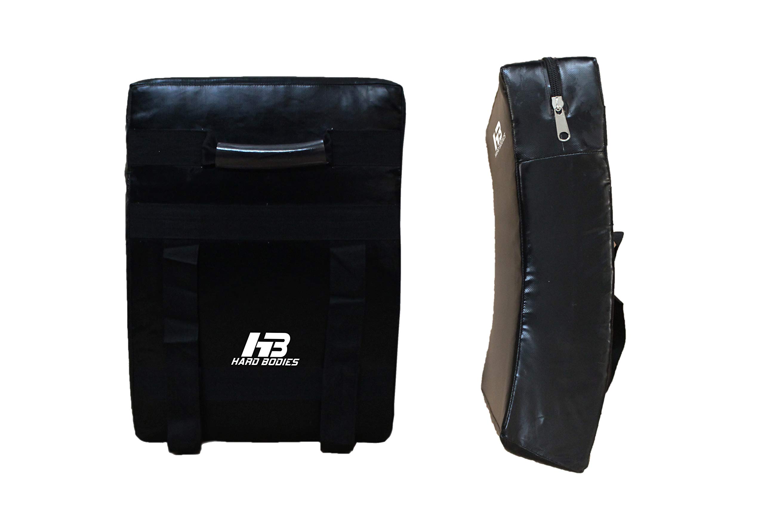 HB Hard Bodies Synthetic Leather Curved Shield for Taekwondo Boxing, Kick Boxing, Muay Thai Karate Kick Pad (Black) (B0814R2HPH) Amazon Price History, Amazon Price Tracker