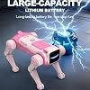 AI Robot Dog,USB Rechargeable Voice Activated | AI Robotic Pet Toy - for Kids Aged 6+ Learning Education Entertainment Education Entertainment