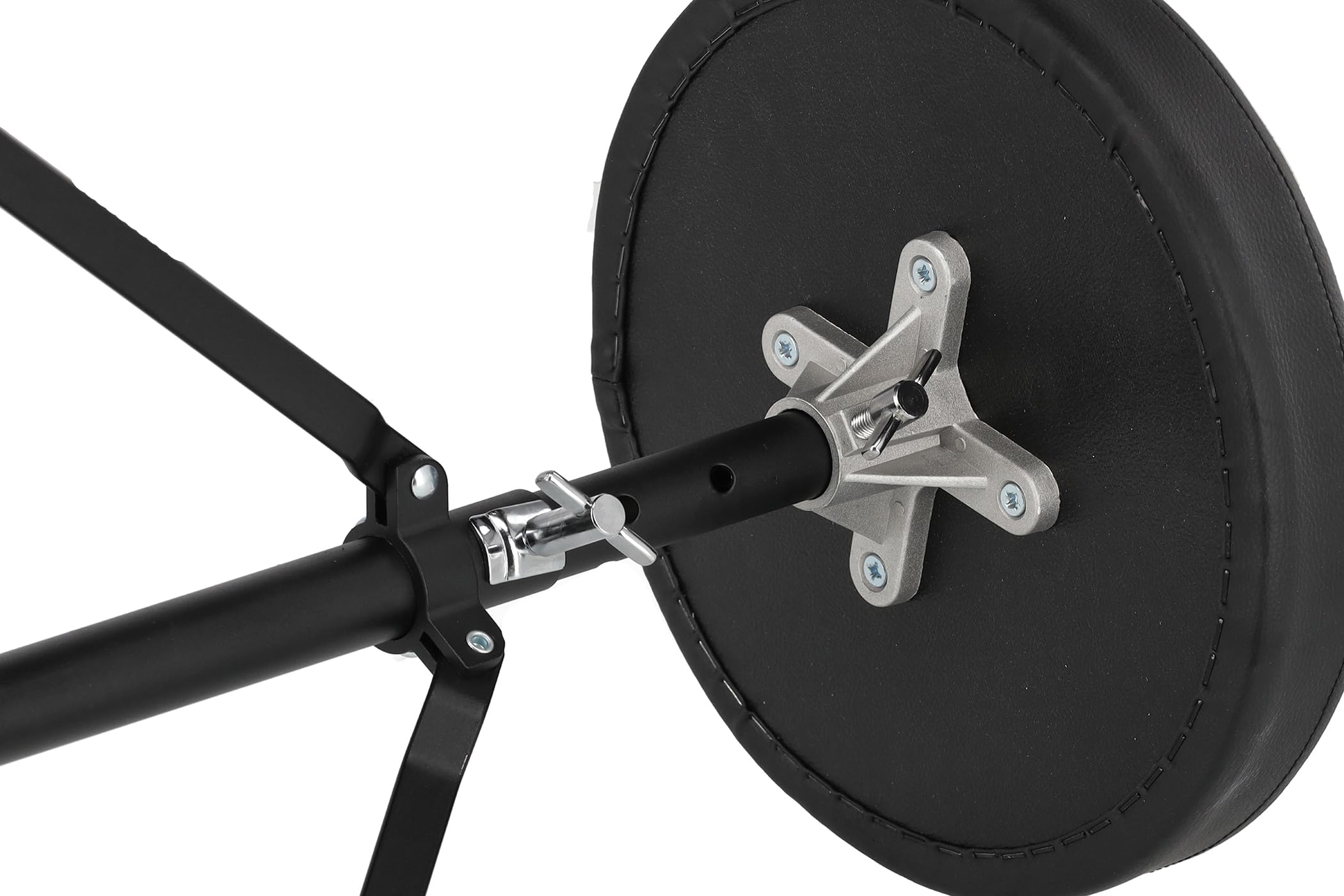 Seggiolino per Batteria, Tondo Dt-90 Black, Adjustable Altezza, Sostengno Singolo