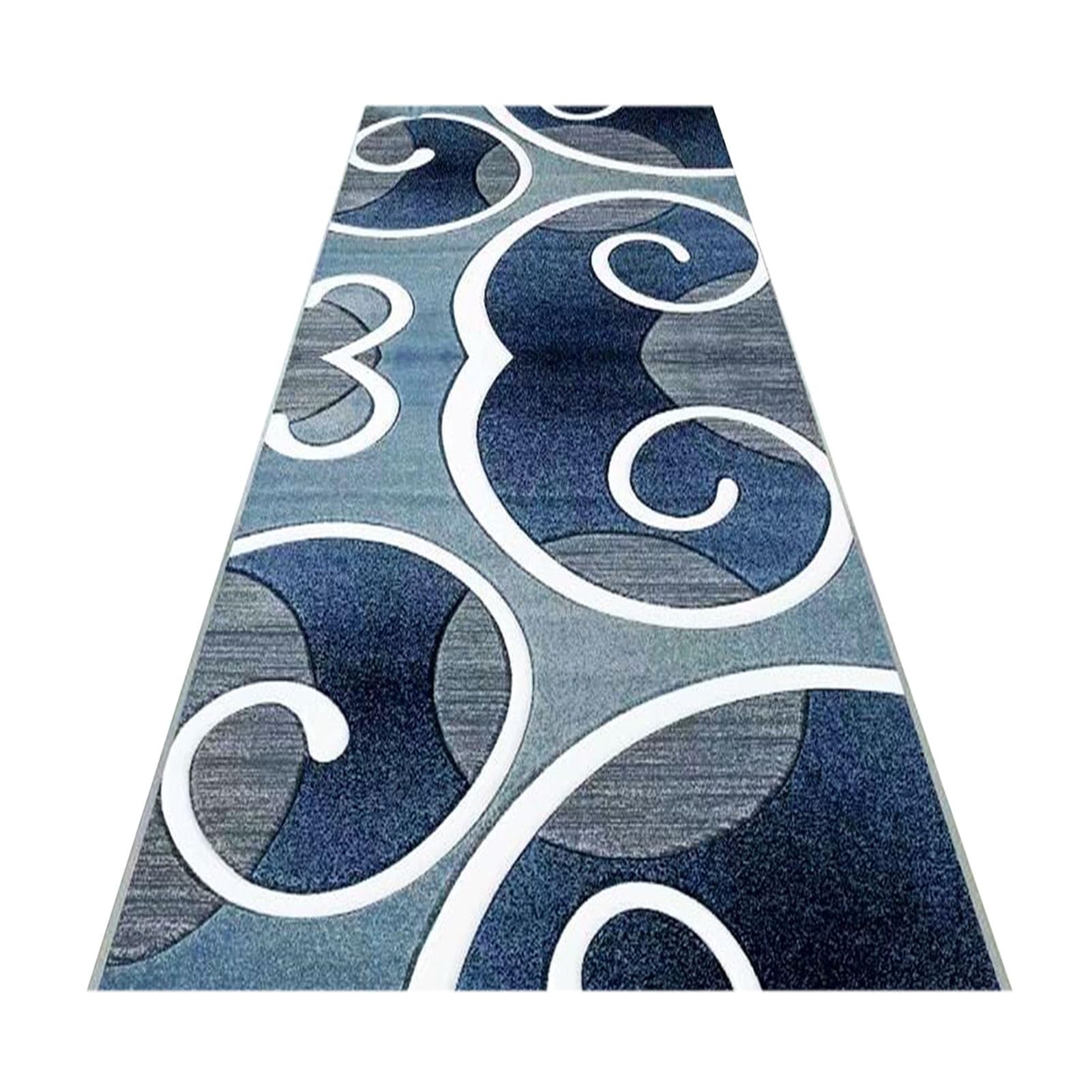 Tapis de couloir géométrique idéal pour cuisine et salon