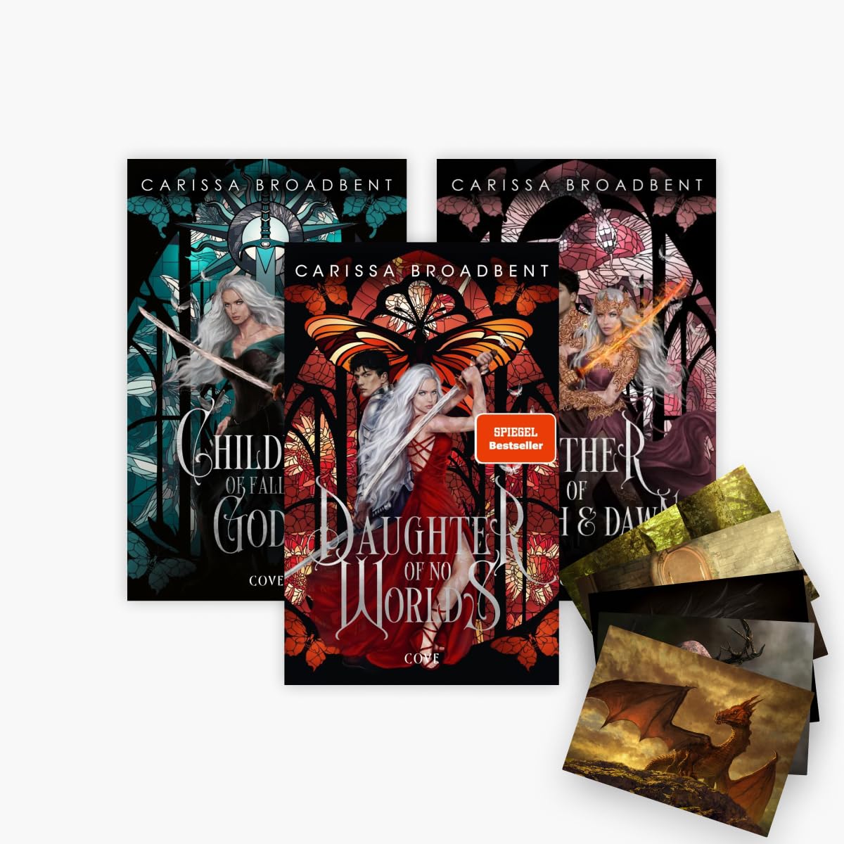 Die War of Lost Hearts-Reihe Band 1-3 plus 1 exklusives Postkartenset