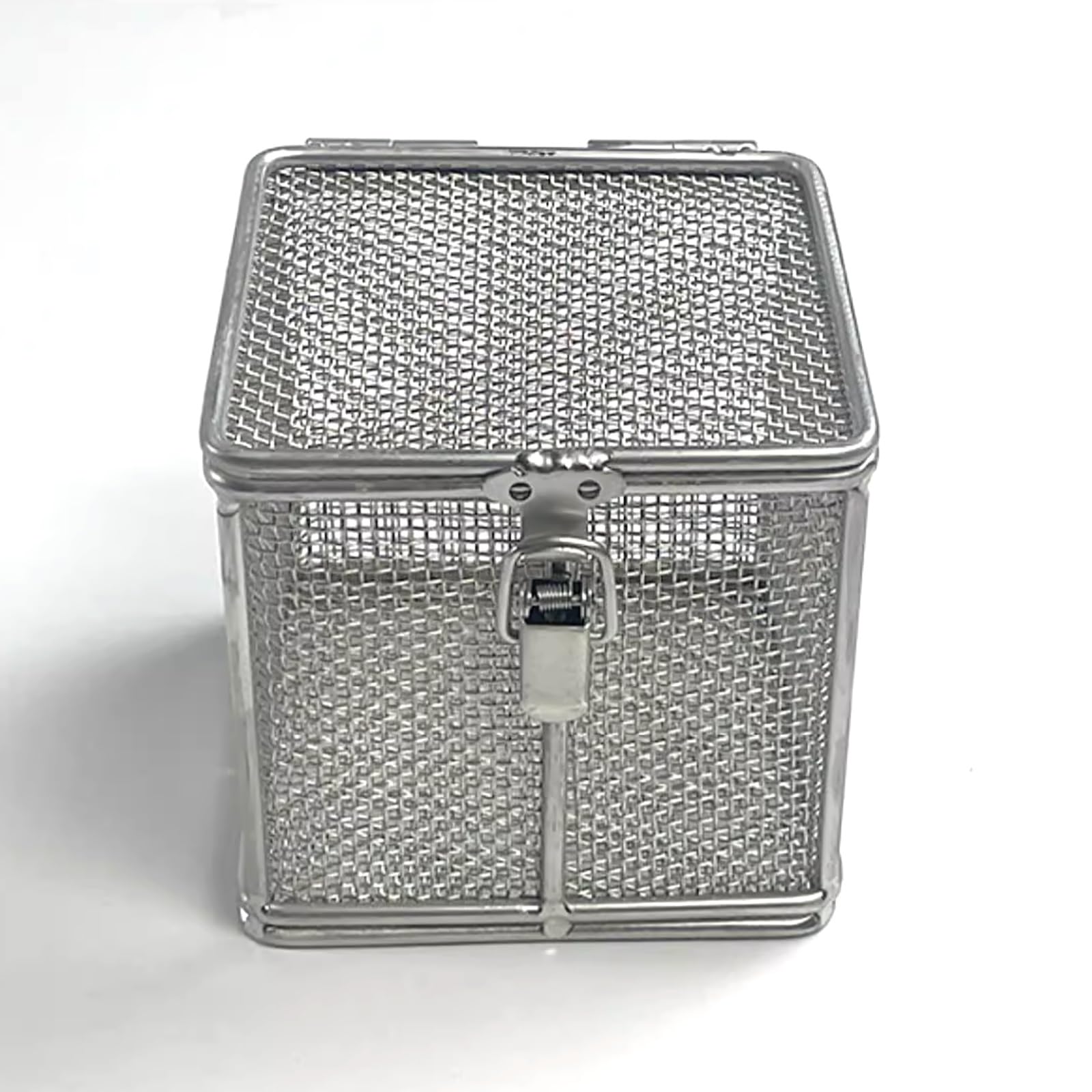 Vassoio medico chirurgico, acciaio inox 304, con coperchio, maglia da 0,08 pollici, adatto for ospedali, ambulatori, strumenti dentali, ecc.(5.9in*3.9in*2in)