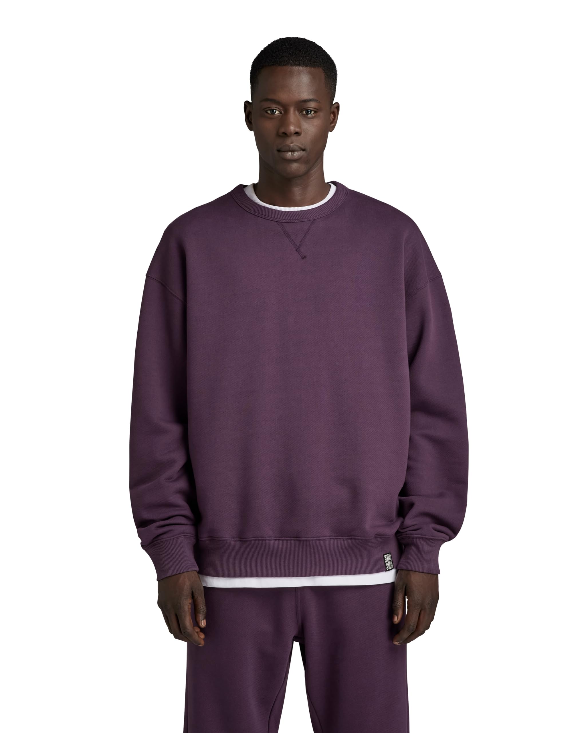 G-Star Men's Unisex Essential Loose Sweater, Purple (lt maze D22995-D395-8880), M