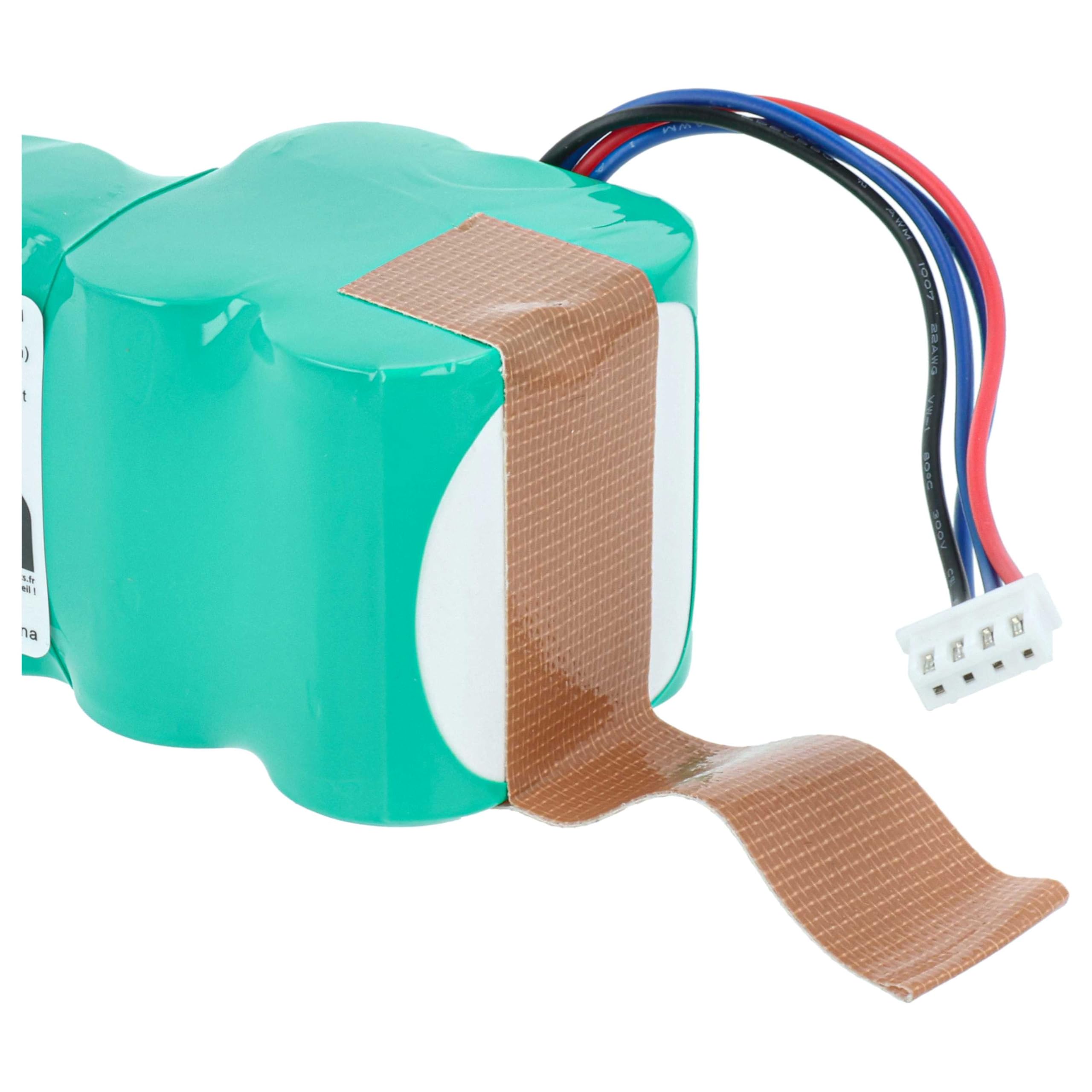 vhbw Zapasowa bateria kompatybilna z Ecovacs Deebot M88, 900, 600, 700 odkurzacz domowy (3000 mAh, 12 V, NiMH)