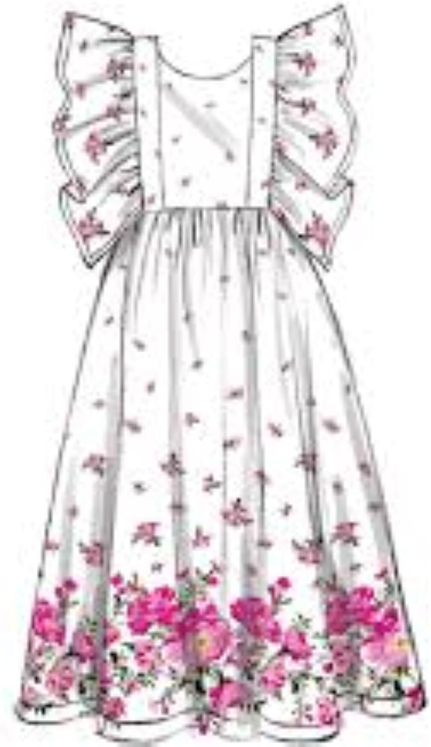McCall's Patterns Children's/Girls' Dresses Sewing Pattern, CL (6-7-8), Multicolor