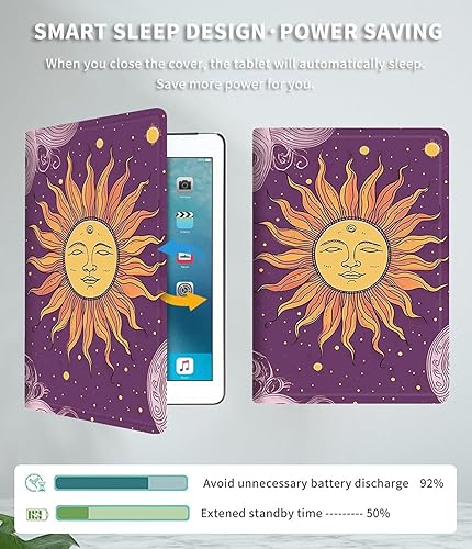 Vista 171 de Funda para Kindle de 6 pulgadas (11.ª generación, versión 2024/2022) delgada de piel sintética, ajustable, multiángulo, Smart Shell con función